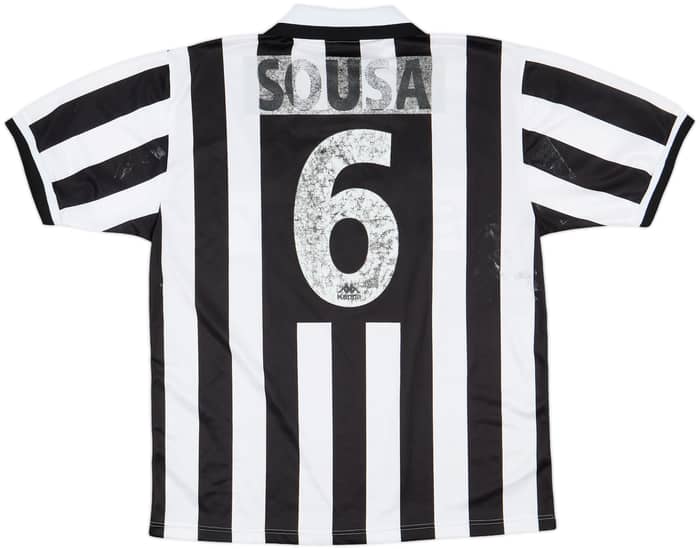 1995-97 Juventus Home Shirt Sousa #6 - 5/10 - (XL)
