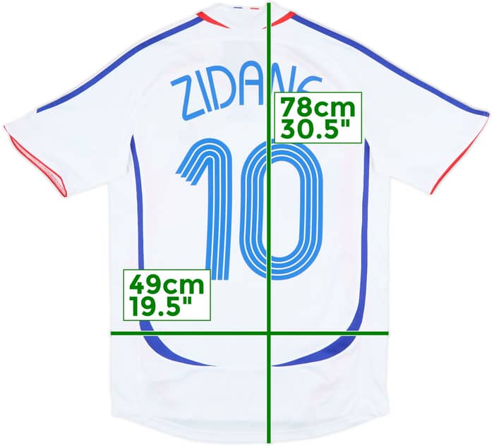 2006 France Away Shirt Zidane #10 - 9/10 - (S)
