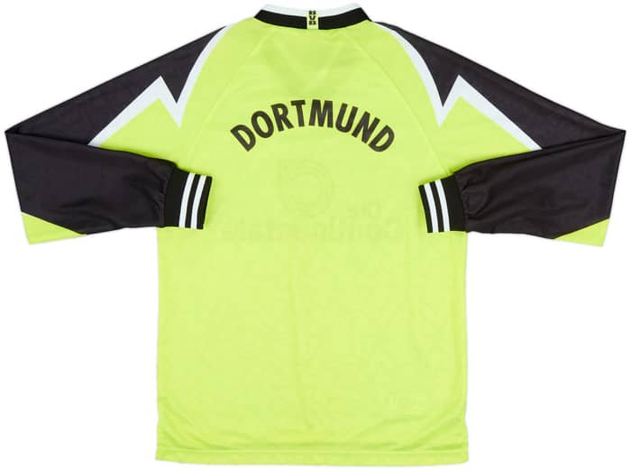 1995-96 Borussia Dortmund Home L/S Shirt - 8/10 - (XL.Boys)