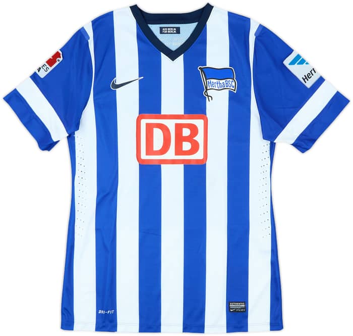 2013-14 Hertha Berlin Player Issue Home Shirt - 6/10 - (L)