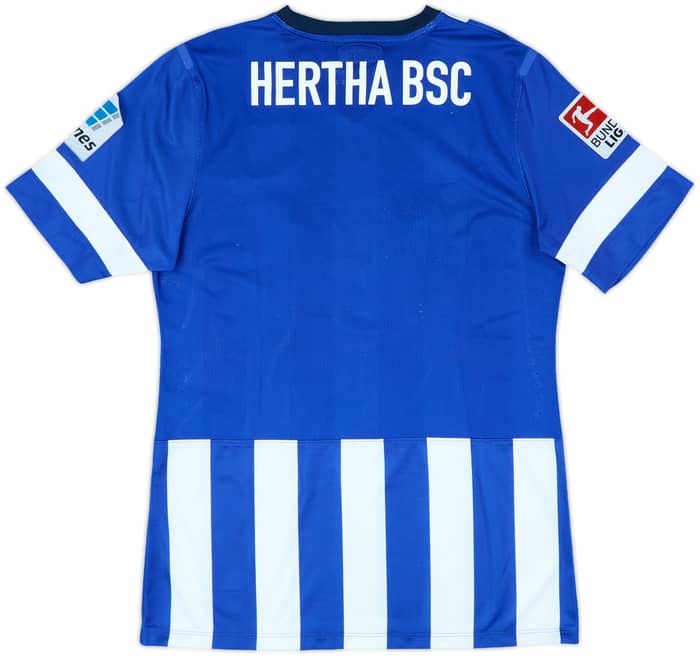 2013-14 Hertha Berlin Player Issue Home Shirt - 6/10 - (L)