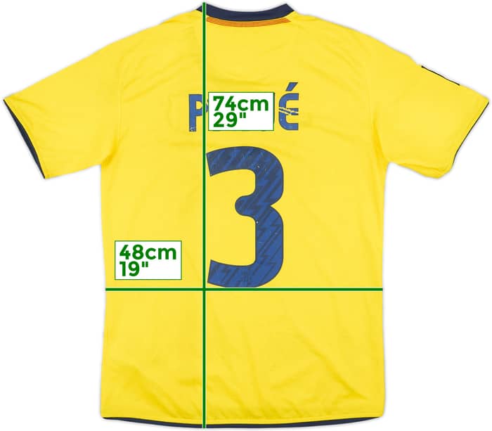 2008-10 Barcelona Away Shirt Pique #3 - 5/10 - (S)