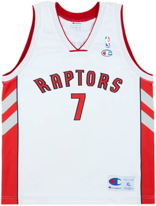 2006-10 Toronto Raptors Bargnani #7 Champion Home Jersey - 8/10 - (XL.Boys)