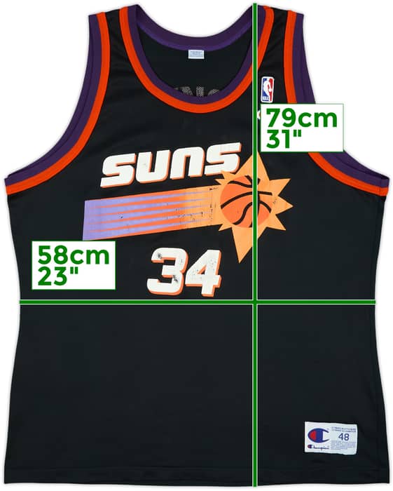 1995-96 Phoenix Suns Barkley #34 Champion Alternate Jersey - 5/10 - (XL)