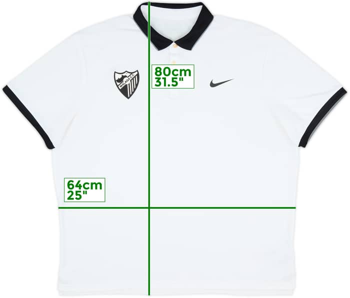 2017-18 Malaga Nike Polo Shirt - 8/10 - (XXL)