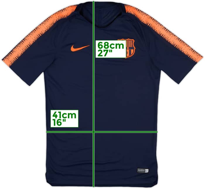 2018-19 Barcelona Nike Training Shirt - 7/10 - (S)