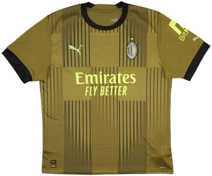 2022-23 AC MIlan Third Shirt #4 - 6/10 - (L)