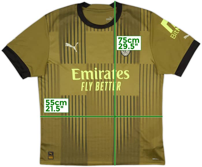 2022-23 AC MIlan Third Shirt #4 - 6/10 - (L)