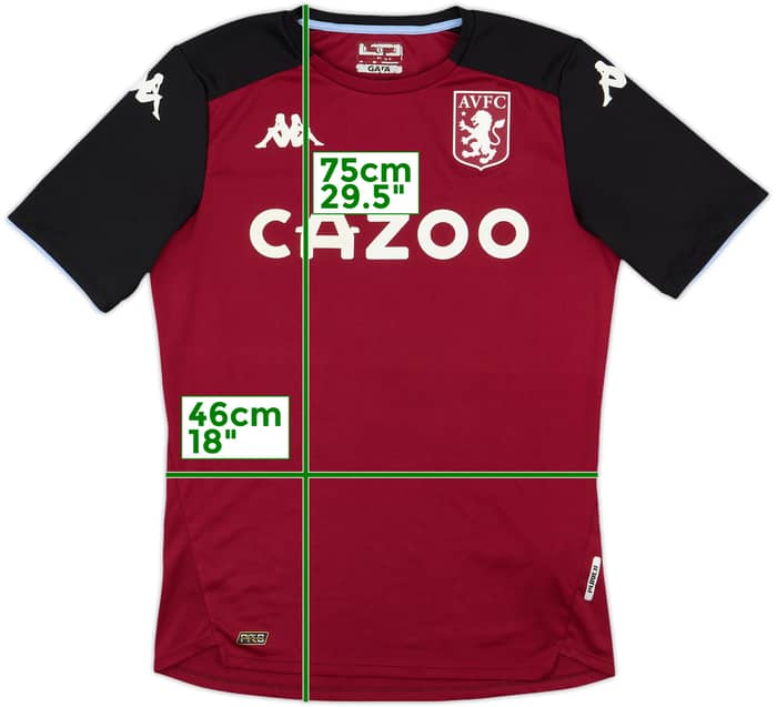 2021-21 Aston Villa Kappa Training Shirt - 8/10 - (L)