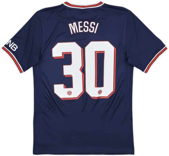 2021-22 Paris Saint-Germain Home Shirt Messi #30 - 10/10 - (S)