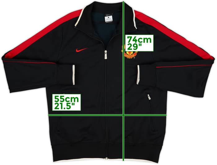 2011-12 Manchester United Nike N98 Track Jacket - 10/10 - (L)