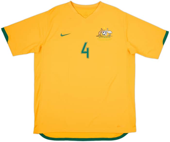 2006-08 Australia Home Shirt Cahill #4 - 8/10 - (XL)