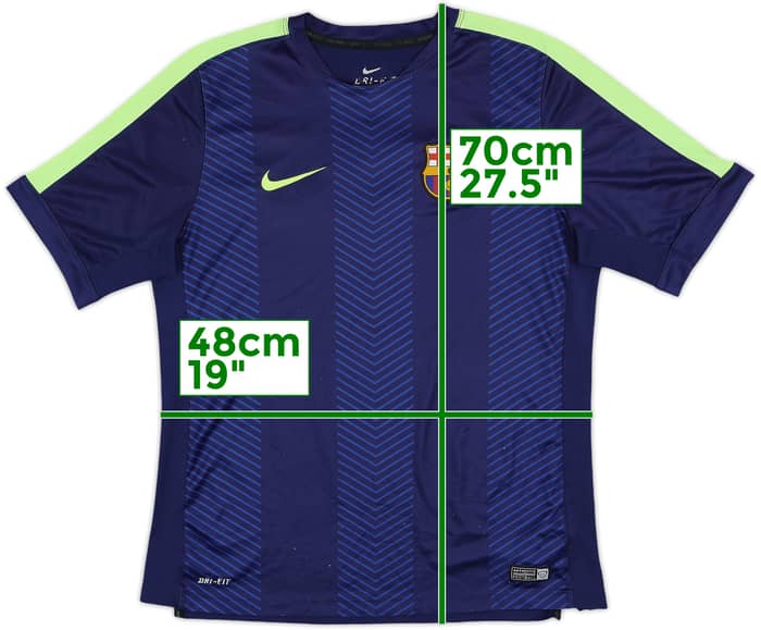 2014-15 Barcelona Nike Training Shirt - 7/10 - (L)
