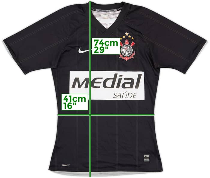 2008 Corinthians Away Shirt #10 - 5/10 - (S)