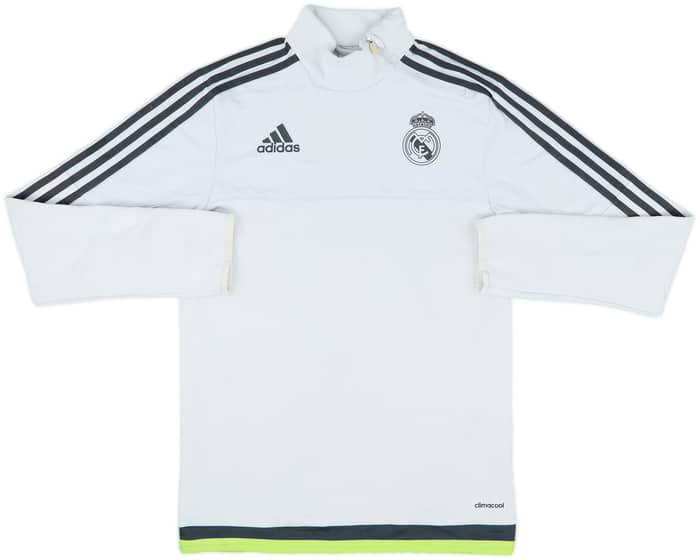 2015-16 Real Madrid adidas 1/4 Zip Drill Top - 8/10 - (XS)