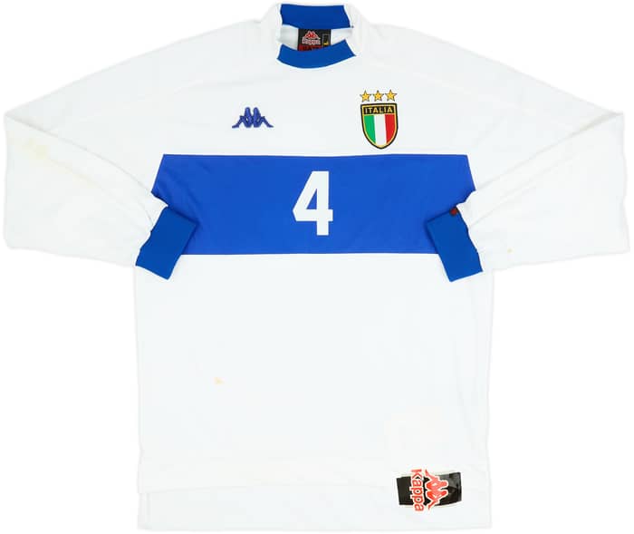 1998-00 Italy Player Issue Away L/S Shirt #4 (L)