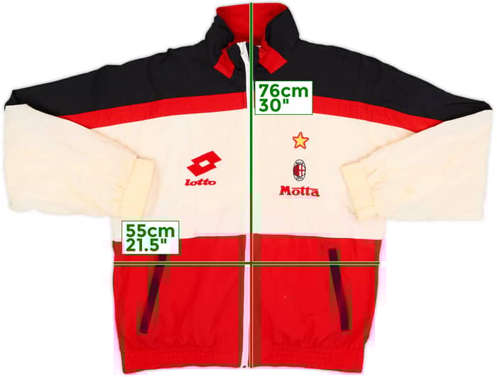 1993-94 AC Milan Lotto Track Jacket - 7/10 - (M)