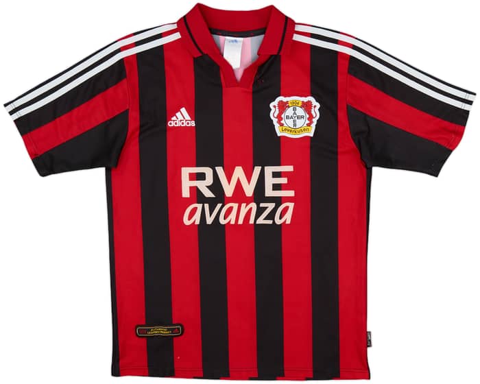 2001-02 Bayer Leverkusen Home Shirt Ballack #13 - 6/10 - (XL.Boys)
