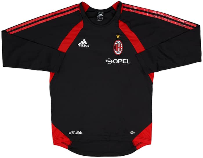 2006-07 AC Milan adidas Training L/S Shirt - 6/10 - (S)