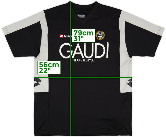 2006-07 Udinese Lotto Training Shirt - 8/10 - (XL)