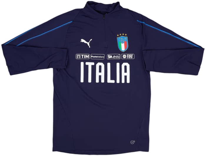 2018-20 Italy Puma 1/4 Zip Drill Top - 8/10 - (M)