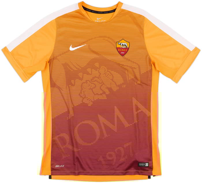 2015-16 Roma Nike Training Shirt - 10/10 - (L)