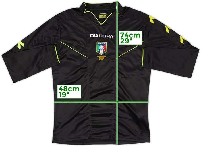 2000s Italy Diadora Referee L/S Shirt - 7/10 - (S)