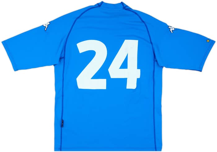 2000-02 Italy Match Issue Home Shirt #24
