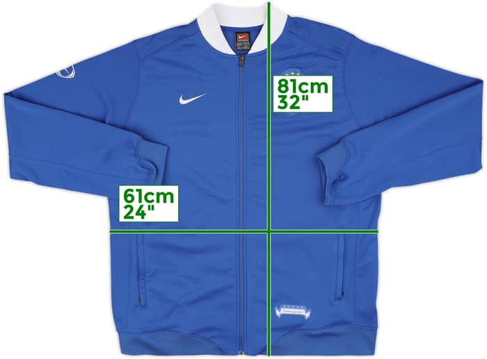 2006-07 Brazil Nike Track Jacket - 6/10 - (XXL)