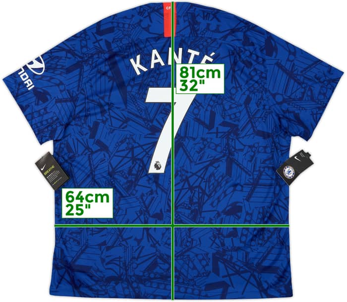 2019-20 Chelsea Home Shirt Kante #7 (XXL)