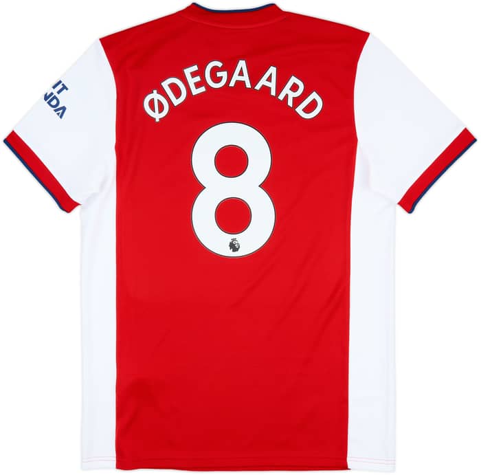 2021-22 Arsenal Home Shirt Odegaard #8 (L)