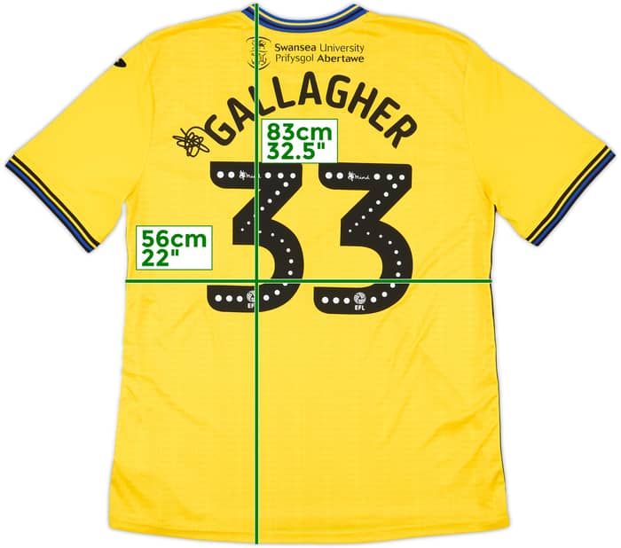 2019-20 Swansea Third Shirt Gallagher #33 - 10/10 - (XXL)