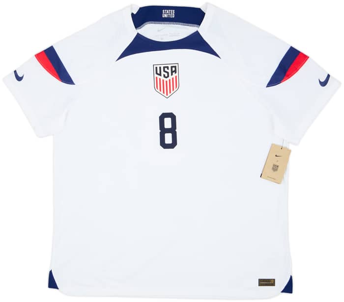 2022-23 USA Authentic Home Shirt McKennie #8 (XXL)