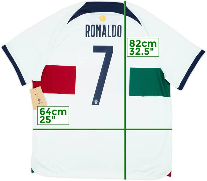 2022-24 Portugal Away Shirt Ronaldo #7 (XXL)