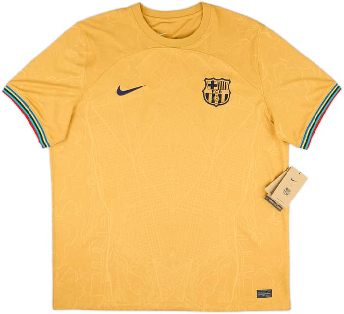 2022-23 Barcelona Away Shirt Lewandowski #9 (XL)