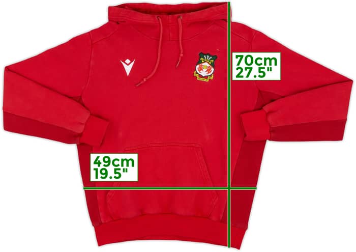 2020-21 Wrexham Macron Hooded Top - 8/10 - (L)