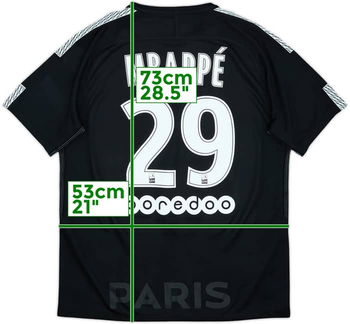 2017-18 Paris Saint-Germain Third Shirt Mbappe #29 - 6/10 - (L)