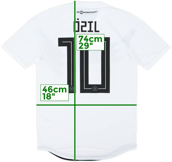 2018-19 Germany Authentic Home Shirt Ozil #10 (S)