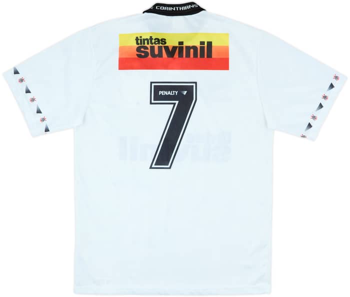 1995 Corinthians Away Shirt #7 - 7/10 - (L)