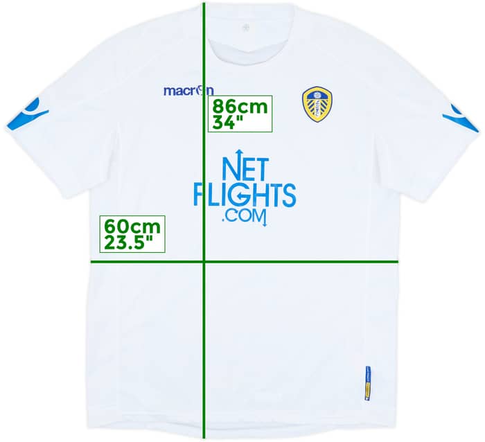 2010-11 Leeds United Home Shirt - 8/10 - (XXL)