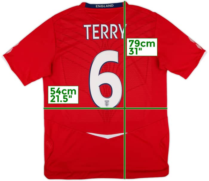 2008-10 England Away Shirt Terry #6 - 8/10 - (L)