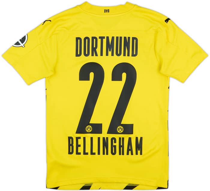 2020-21 Borussia Dortmund Home Shirt Bellingham #22 - 10/10 - (XS)