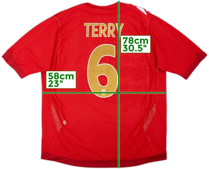 2006-08 England Away Shirt Terry #6 - 10/10 - (XL)