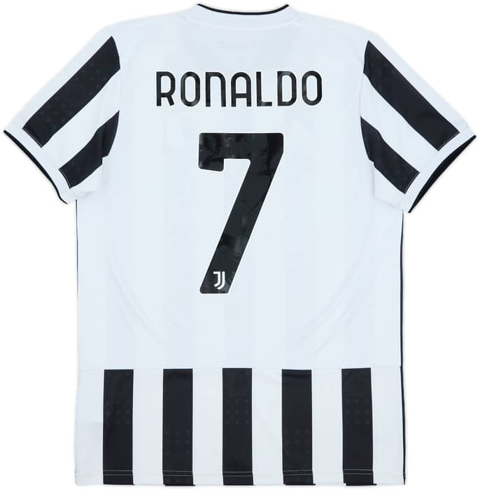 2021-22 Juventus Home Shirt Ronaldo #7 - 9/10 - (M)