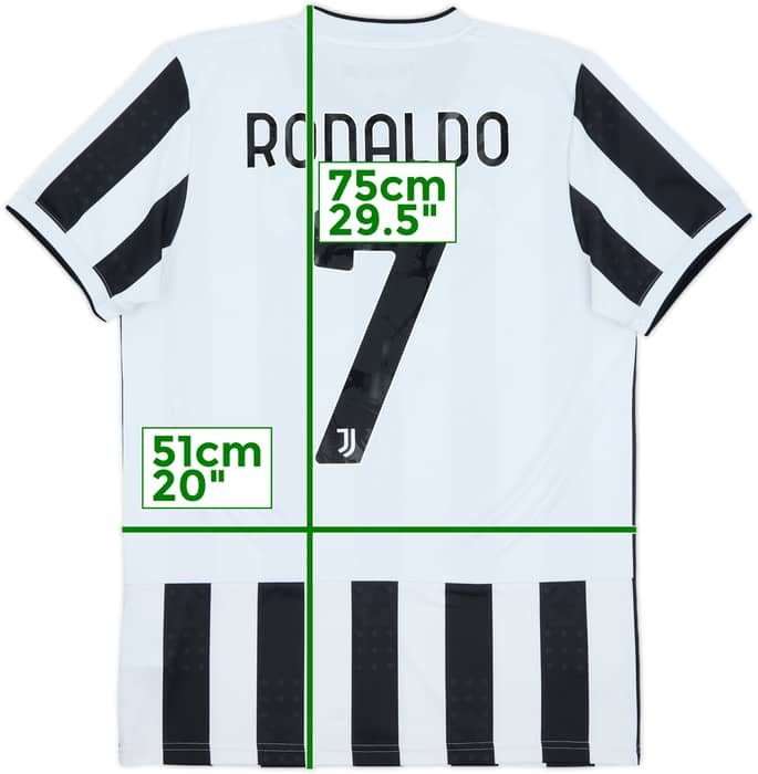 2021-22 Juventus Home Shirt Ronaldo #7 - 9/10 - (M)