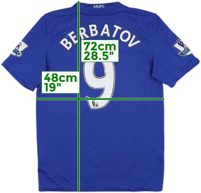 2008-09 Manchester United Third Shirt Berbatov #9 - 5/10 - (S)