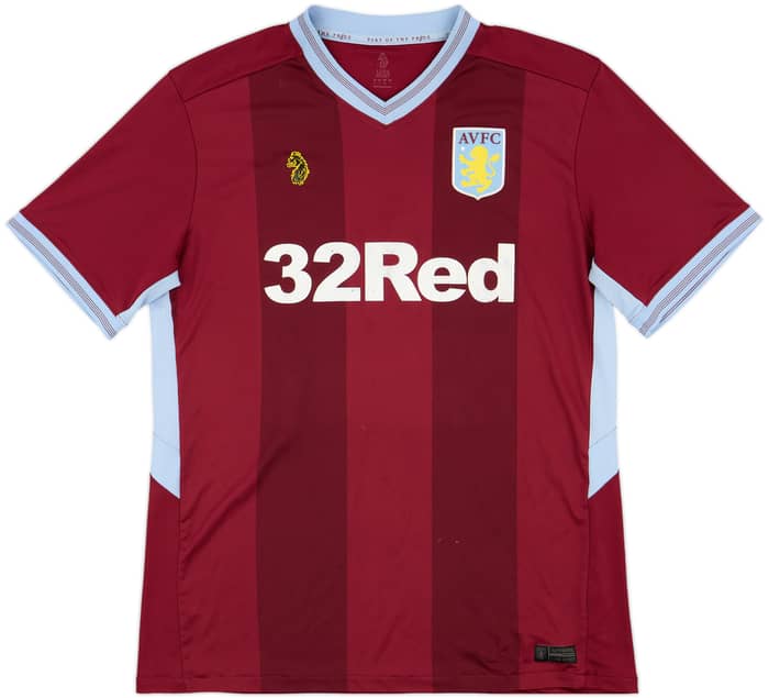 2018-19 Aston Villa Home Shirt Grealish #10 - 6/10 - (L)