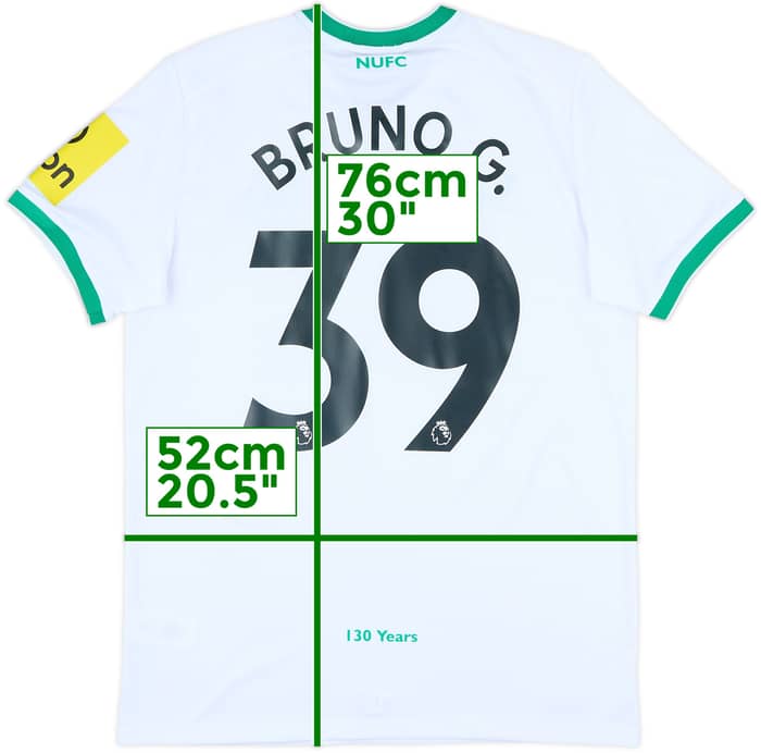 2022-23 Newcastle Third Shirt Bruno G. #39 - 10/10 - (M)