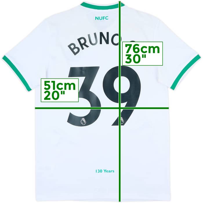 2022-23 Newcastle Third Shirt Bruno G. #39 - 8/10 - (M)