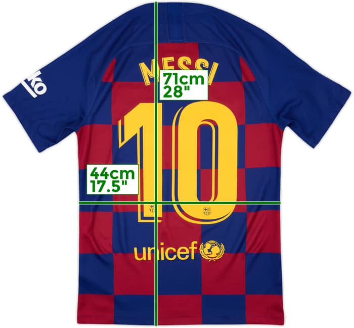 2019-20 Barcelona Home Shirt Messi #10 - 10/10 - (S)